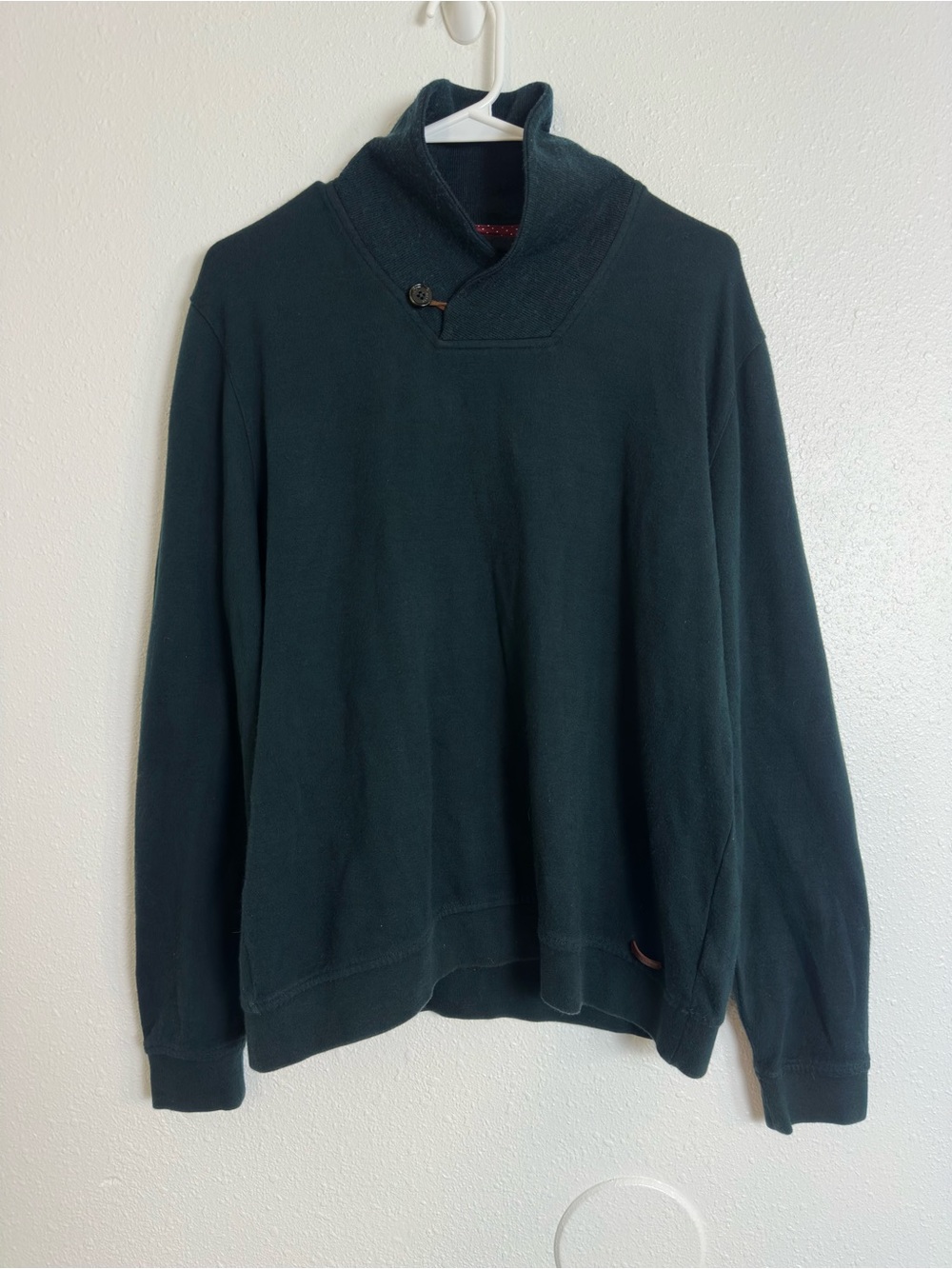 Ted Baker Men's Shawl Collar dark green Sweater